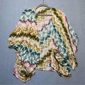 Style Rack Tie Dye Kimono Size S in Multicolor